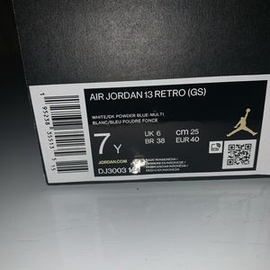 Jordan 13 Powder Blue